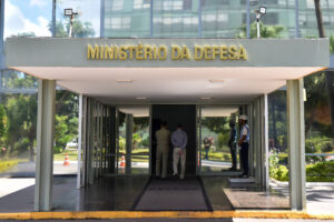 Entrada do Ministério da Defesa, em brasília